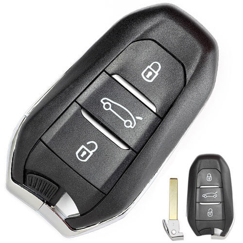 Citroe*n C4 Smart Key Remote 433MHz 3 Buttons with HU83 Blade for C-Quatre C4L C4 Picasso DS5