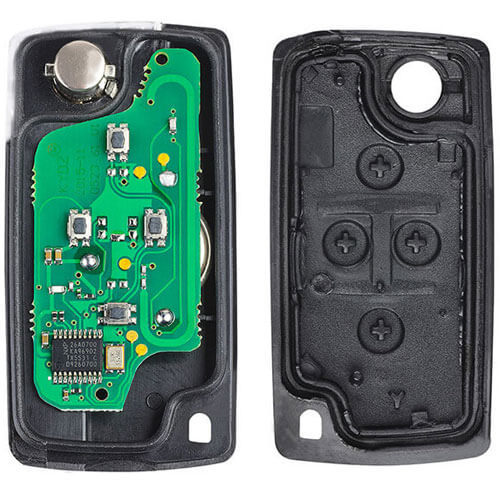 2005-2009 Peugeo*t 1007 Citroe*n C8 Flip Remote Key 433MHz 4 Buttons with HU83/ VA2 Blade