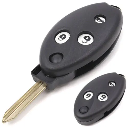 Citroe*n Sega Flip Remote Key Shell 3 Buttons with SX9 Blade Uncut