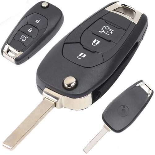 2014-2017 Chevrole*t Aveo Cruze Flip Remote Key 315/ 433MHz 3 Buttons with PCF7941 Chip