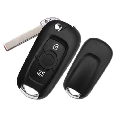 for Opel Vauxhall Flip Key Remote Fob 433MHz 3 Buttons PCF7937E Chip