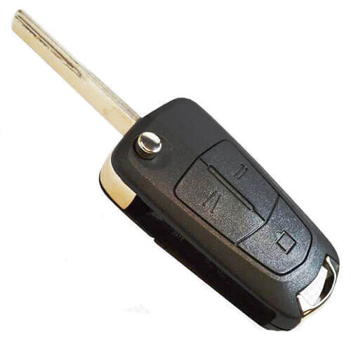 2003-2008 Opel Vauxhall Flip Key Remote Fob 315 MHz 3 Buttons with HU43 Blade Uncut -PCF7946A