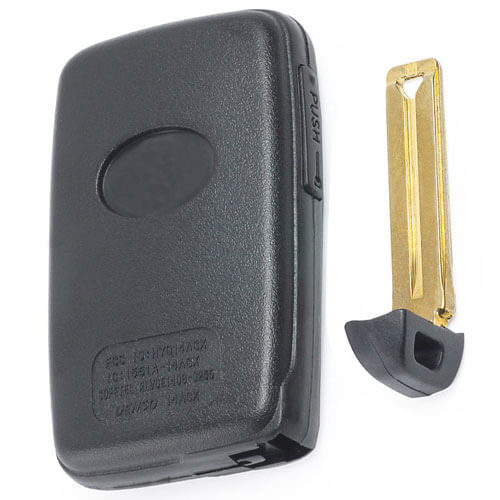 2010-2013 Toyot*a Prius Smart Key Remote Shell 4 Buttons with Emergency Blade Uncut