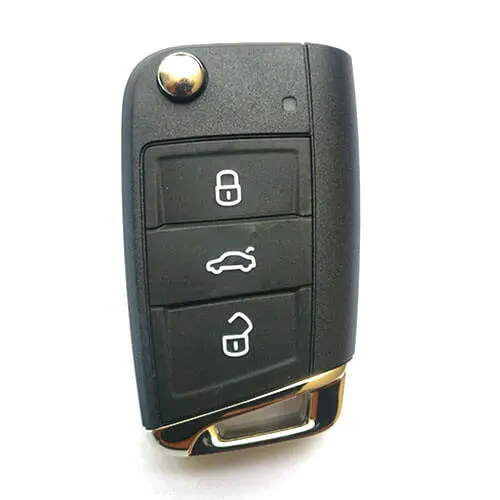 2012 VW Golf 7 MQB Flip Remote Key 434 Mhz 3 Buttons without Proximity -5G6959752AG