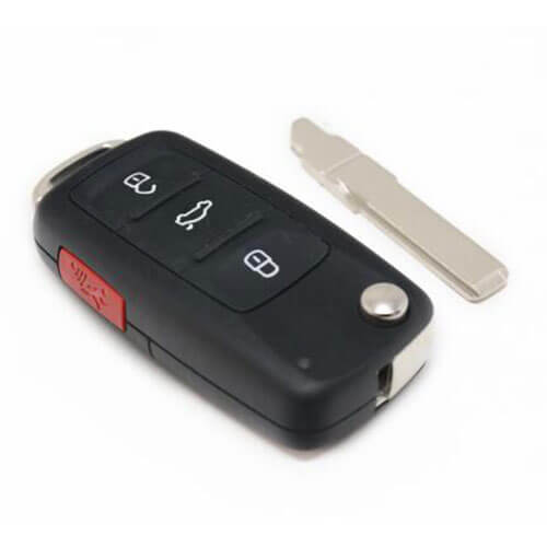 VW Touareg PKE Smart Remote Flip Key 4 Button 315MHz/433MHz ID46 Chip