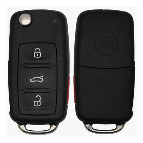 VW Touareg PKE Smart Remote Flip Key 4 Button 315MHz/433MHz ID46 Chip