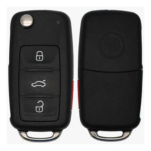 VW Touareg RKE Remote Flip Key 4 Button 315MHz/433MHz ID46 Chip