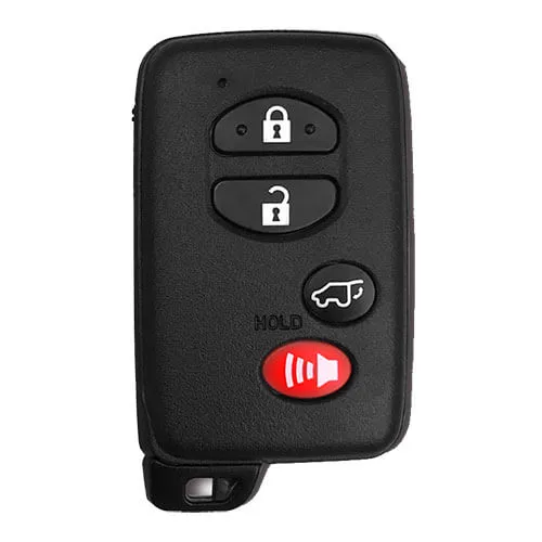 Black Smart Key SUV Remote Card 4 Buttons with TOY48 Emergency Blade for Toyot*a