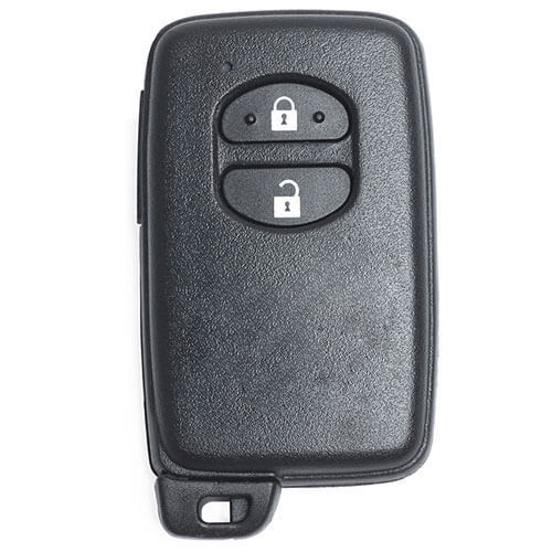 Black Smart Key Remote Card 2 Buttons with TOY48 Emergency Blade for Toyot*a