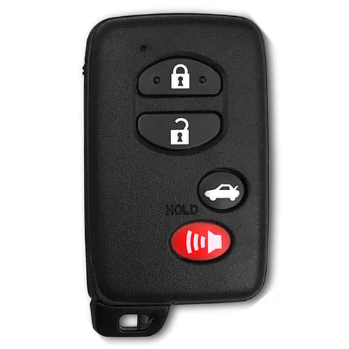 Black Smart Key Car Remote Card 4 Buttons with TOY48 Emergency Blade for Toyot*a