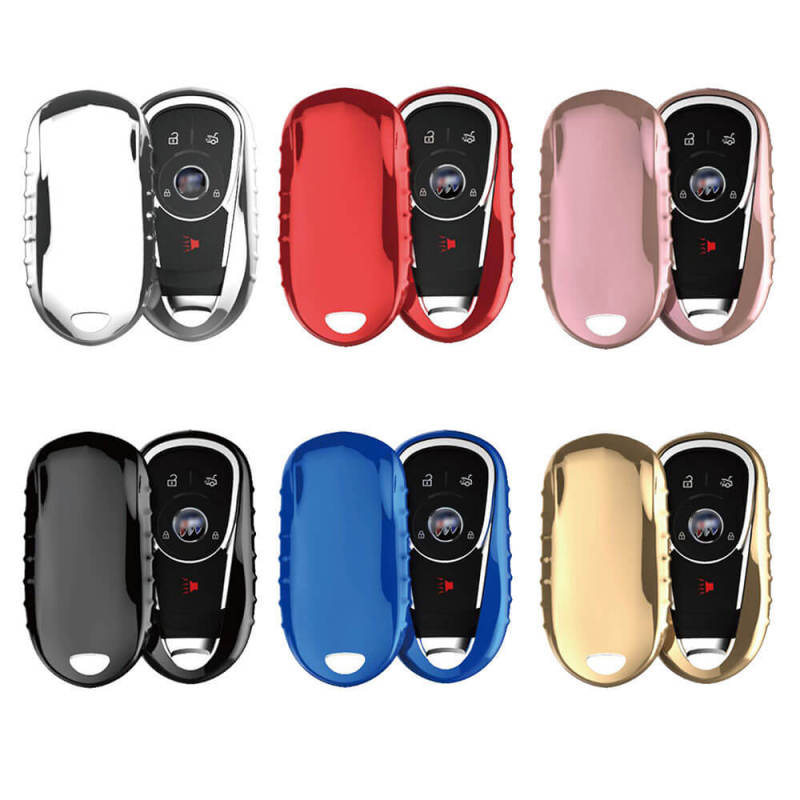 Aeleo A104 TPU Smart Key Cover Case for Buick Chevrolet Keyless Entry Remote Fob
