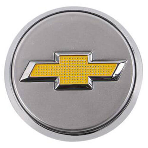 59MM Floating HubCaps Silver Wheel Center Cap Cover Blue Light Led Logo for 2010 2011 2012 2013 Cruze