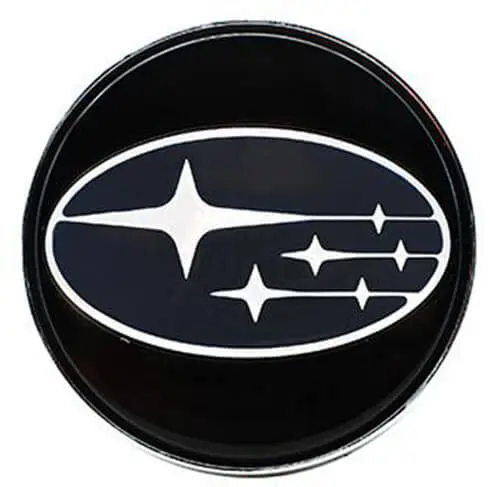 59MM Blue Light SUBARU Logo Led Floating Wheel Hub Caps for XV Outback Forester Tribeca Pleo Dex Stella Trezia Exiga