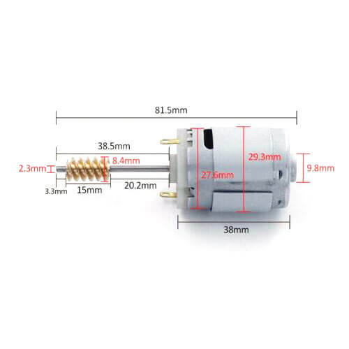 Audi J518 ESL Motor Steering Wheel Column Lock ELV Motor DC-FC380