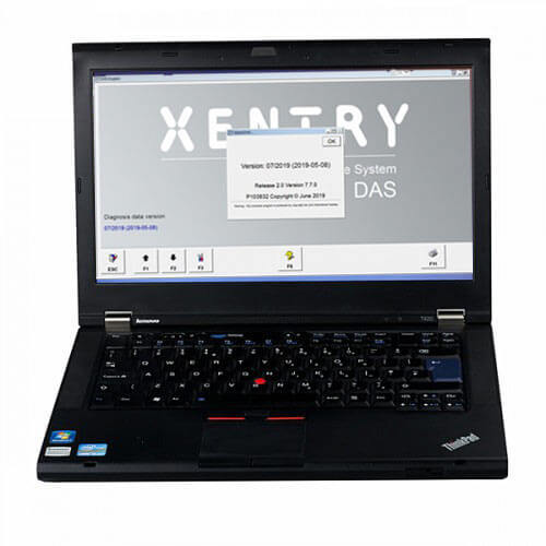 Win7 OS Laptop Thinkpad T450-CPU I5-6G RAM with Latest Mercedes DAS Xentry Software Pre-installed