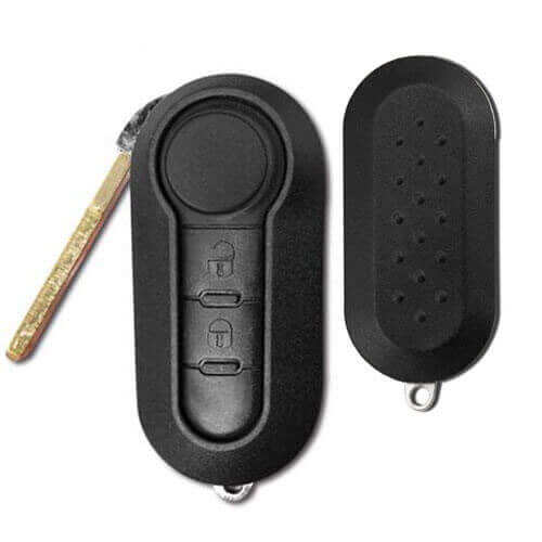 Fiat 500 Dodge Flip Remote Key 2 Button 315/433MHz with PCF7946 / HITAG2-46 Chip for Delphi BSI System