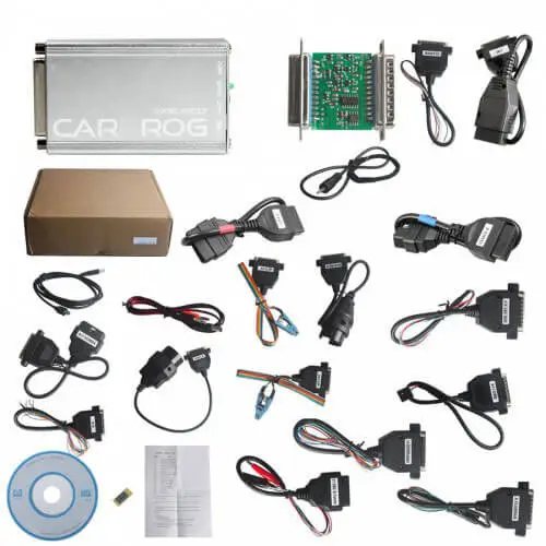 Carprog Full Perfect Online Version Firmware V8.21 Software V10.93 with All 21 Adapters Including Full Authorization