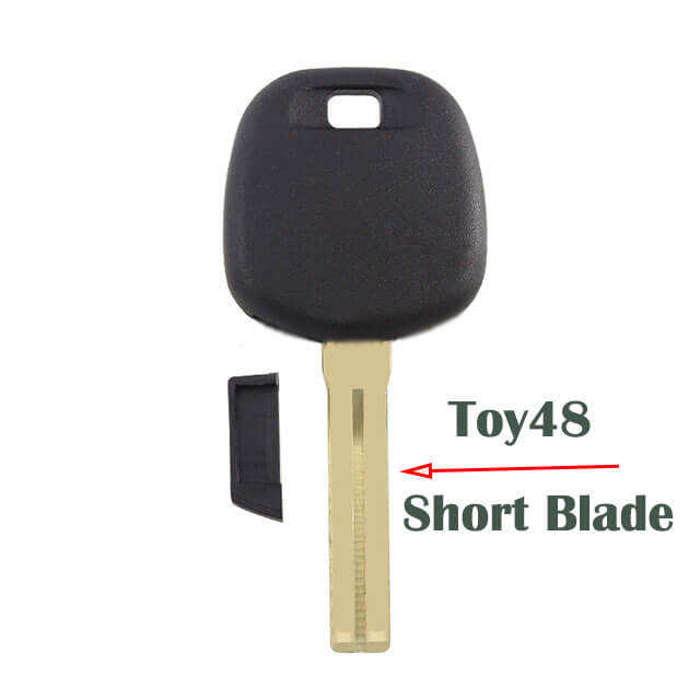 No Logo Transponder Key Shell for Lexus Toyot*a with Toy40 Toy48 Blade Uncut