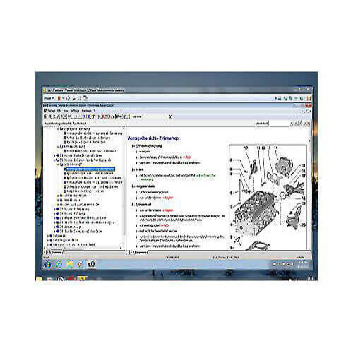 Download Link VMWare ElsaWin6 Audi VW Diagnostic Guide -Wiring Diagram -Repair Manual