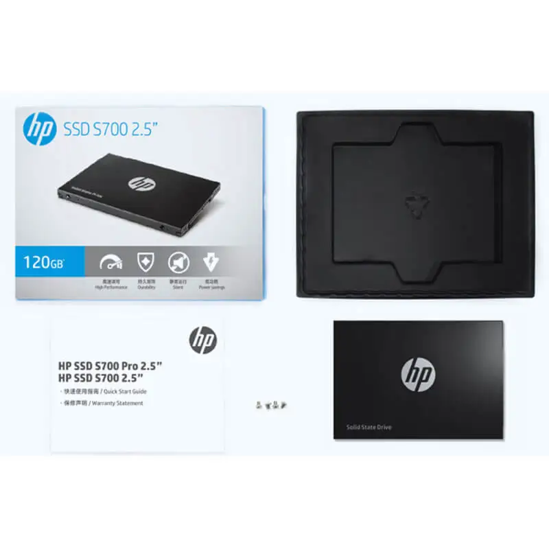 New HP SSD Solid State Drive Fits All Laptops SATA 2.5 Inch Win7 Win10