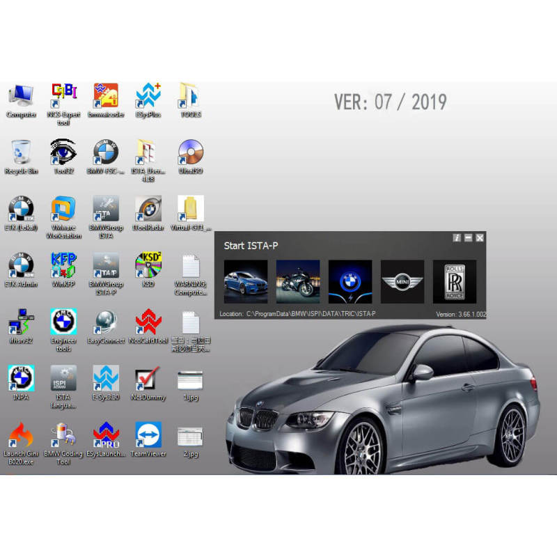 Download New BMW ICOM Software ISTA-D 4.20.12 ISTA-P 3.66