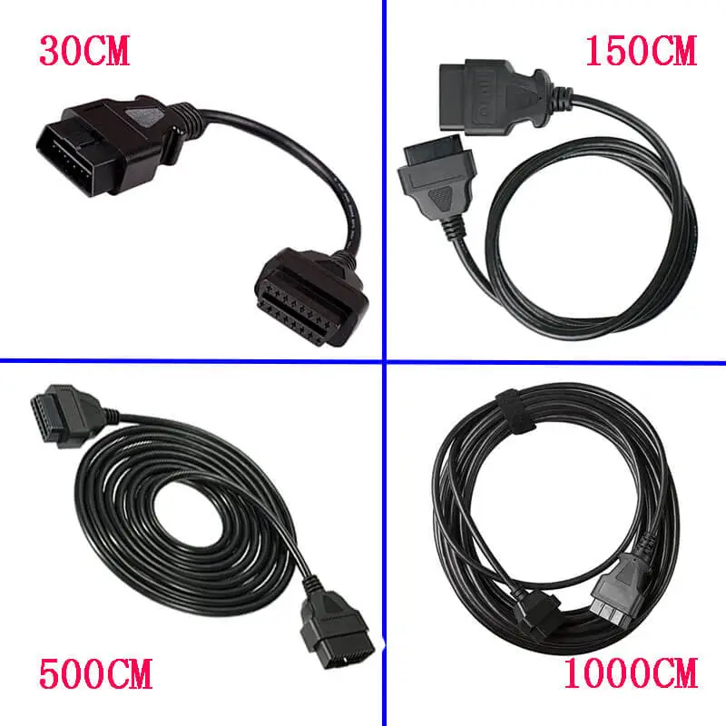 OBD2 EXTENSION CABLE 16PIN MALE TO 16PIN FEMALE OBD CONNECTOR