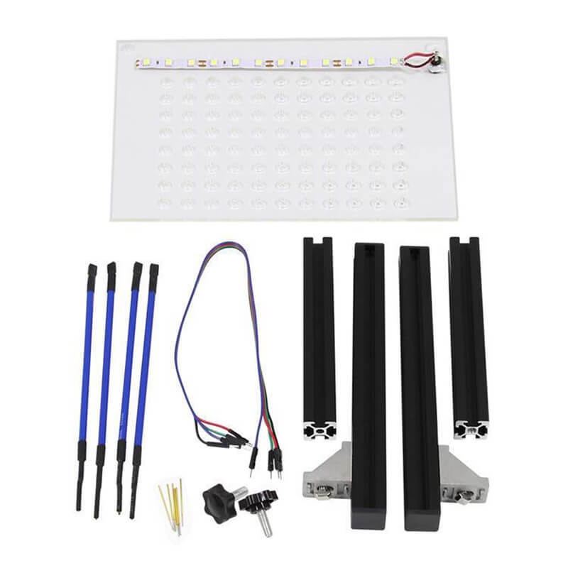 LED BDM Frame with Mesh and 4 Probe Pens for FGTECH BDM100 KESS KTAG K-TAG ECU Programmer Tool