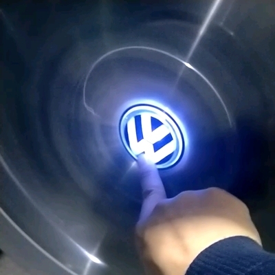 56mm 65mm Blue Light Led Floating VW Wheel Hubcaps Center Cap Logo for Golf Passat Arteon Tiguan Atlas Bettle