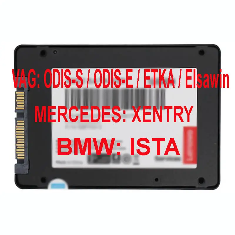 3-IN-1 Software SSD with VAG ODIS MB XENTRY BMW ISTA Programms