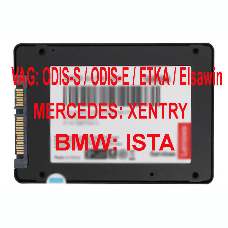VAG ODIS FULL + BMW ISTA + MERCEDES Xentry Car Diagnostic Software SSD For VAS6154 VAS 5054A Mb Star C4 ICOM Next