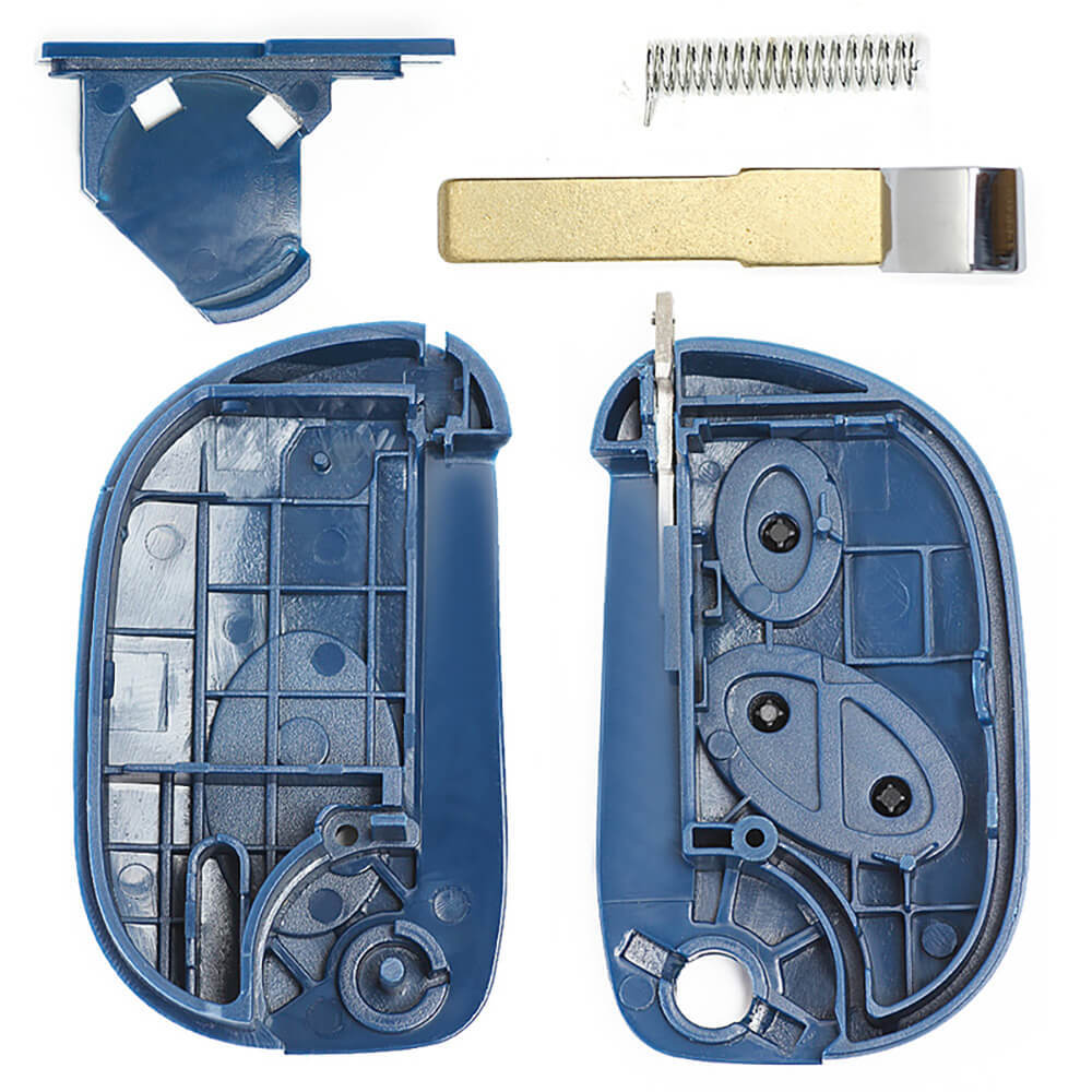 Flip Key Remote Shell Fob for Maserati Quattroporte GranTurismo 2005-2011 RX2TRF937 3 Buttons