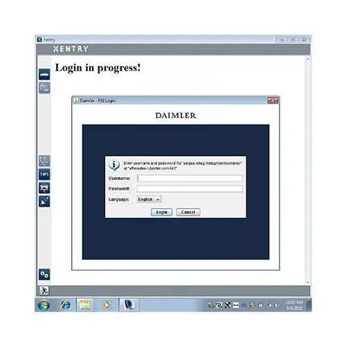 1 Time Remote Loading Mercedes Xentry Online User Login Service for SCN Coding