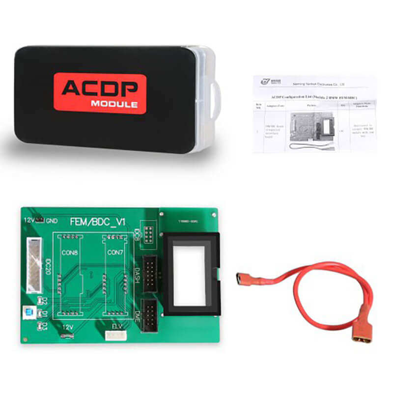 Yanhua Mini ACDP Module2 for BMW FEM/BDC Support Adding Key/All-key-lost/ Mileage Reset via In Circuit Programming (ICP) Mode.