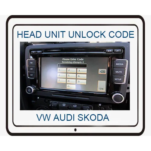 Get VW AUDI SKODA Radio Code from Stereo Serial Number