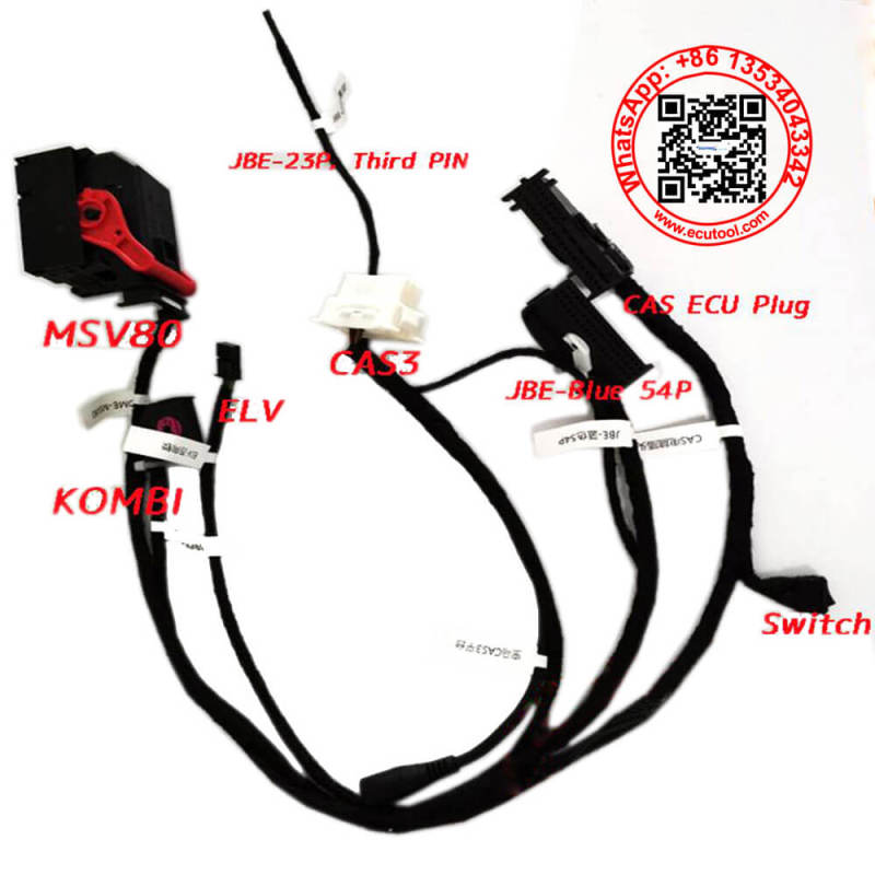 Test Platform Cable For CAS3 CAS3+ With DME MSV80 Adapter