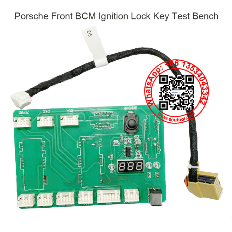 Porsch*e Front BCM Ignition Lock Key Test Bench