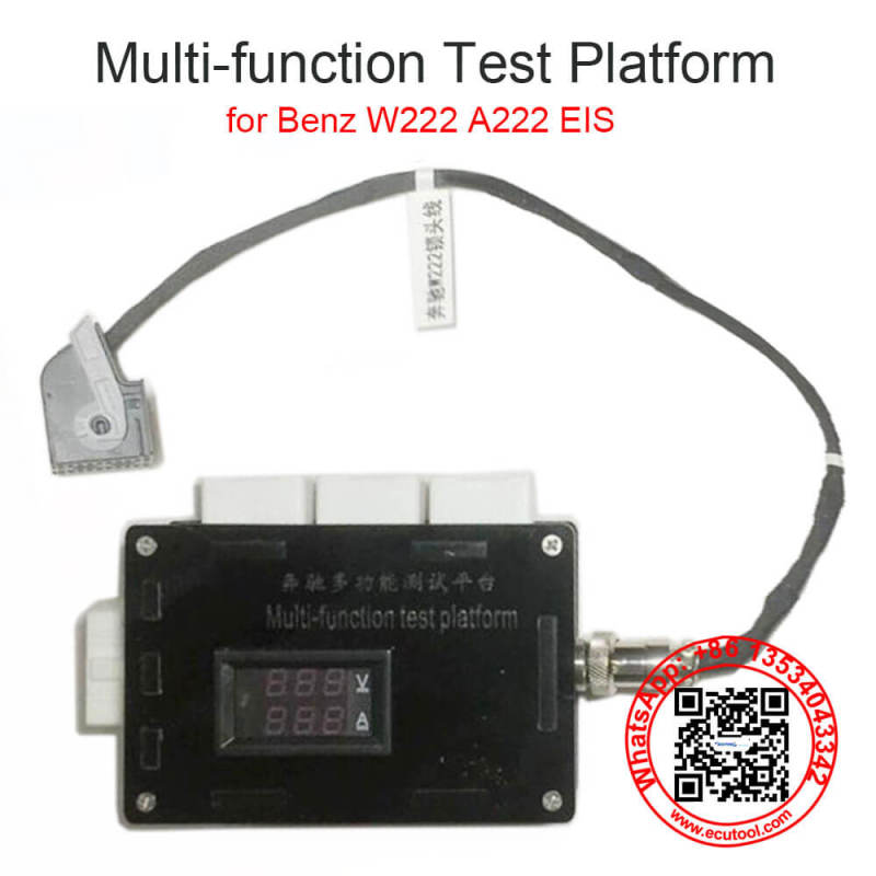 Multi-function Mercedes Benz W222 A222 EIS EZS Test Platform with LCD