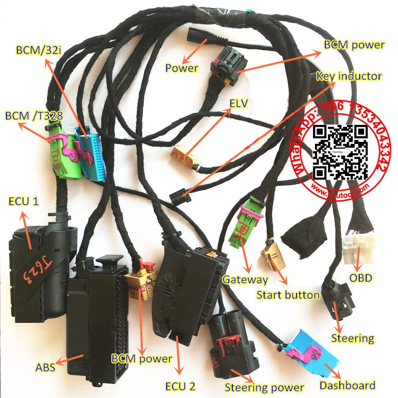 Audi C7 (4G, 2011–2018) A6 A7 A8 Test Platform Harness Immo5 Cable Kit