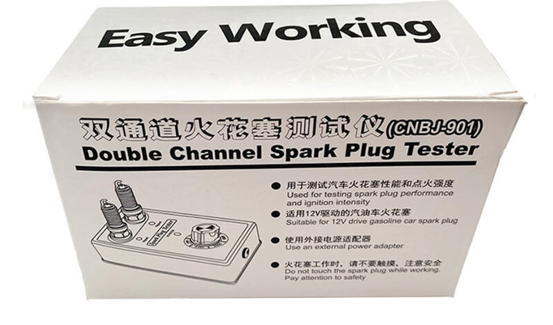 12V Gasoline Car Spark Plug Tester with Double Hole