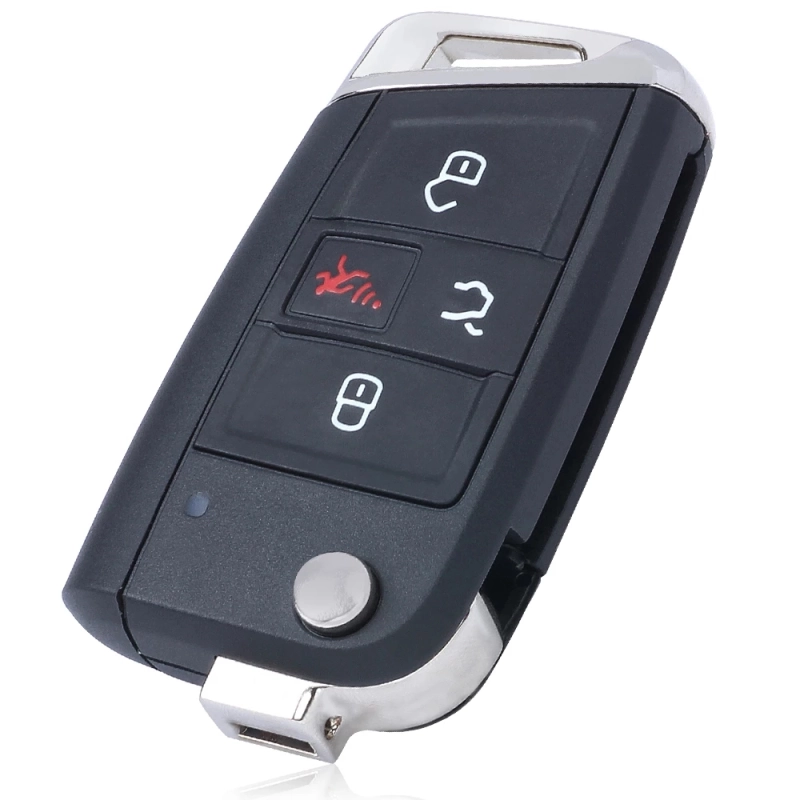 (315Mhz) NBGFS12P01 Keyless Flip Key For VW GTI Golf P/N:5G6959752BM 5G0959752BD 5G0959752BE