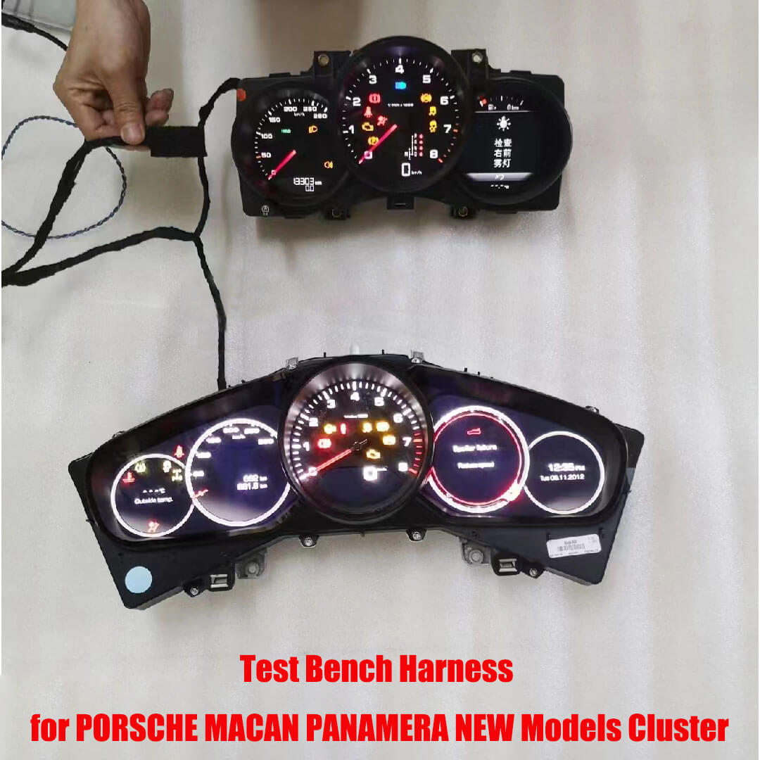Automotive Dashboard Instrument Cluster Power On Test Bench Harness for