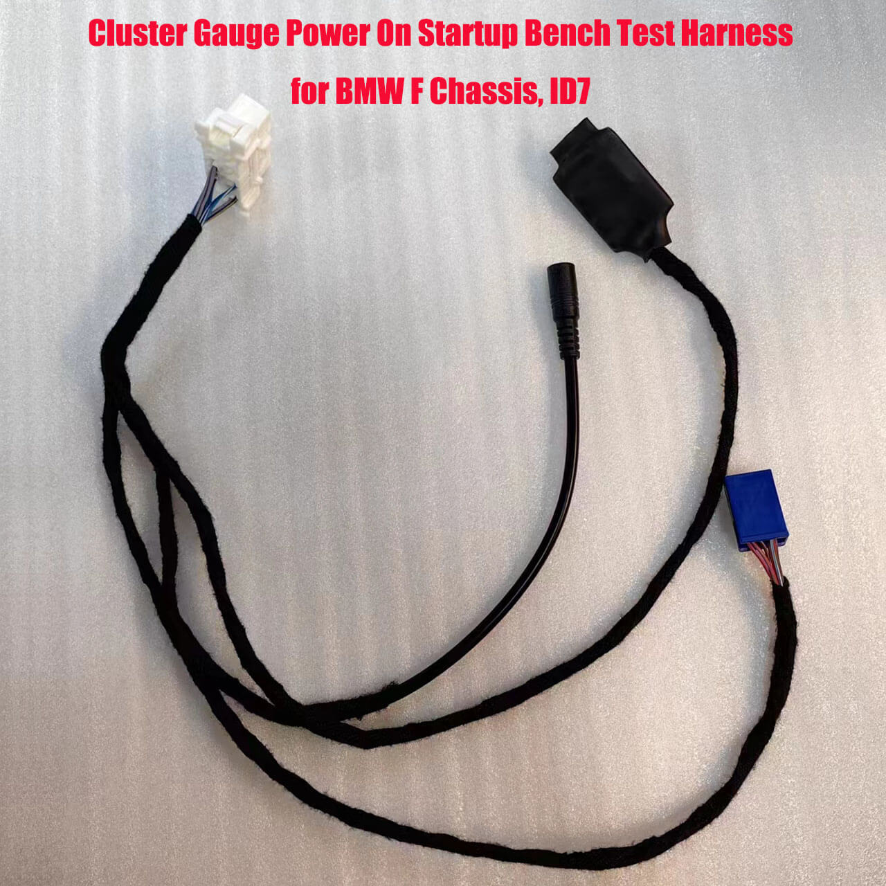 Car Instrument Panel Cluster Power On Startup Test Bench Harness for BMW ID7 F-Chassis