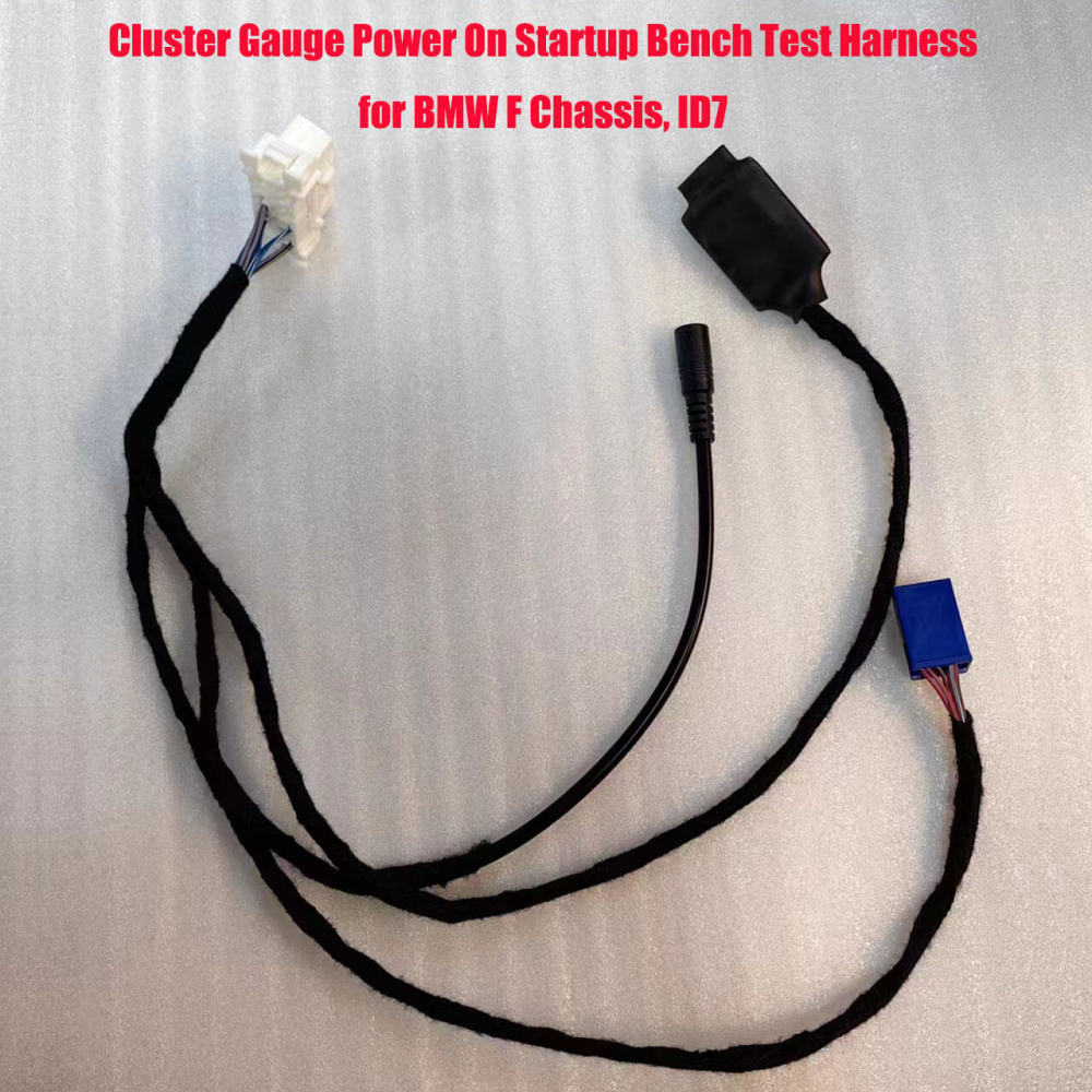Car Instrument Panel Cluster Power On Startup Test Bench Harness for BMW ID7 F-Chassis