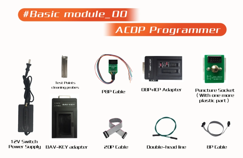 YH MINI ACDP Solderless Auto ECU Programming Master / Modules / Adapters