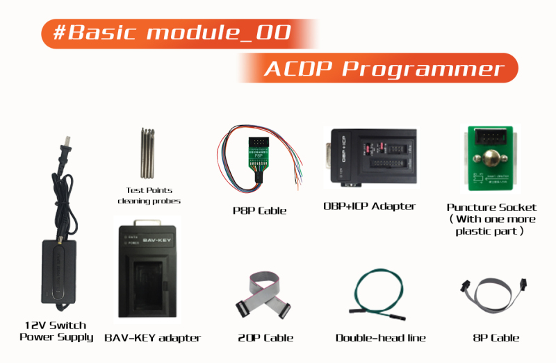 YH MINI ACDP Solderless Auto ECU Programming Master / Modules / Adapters