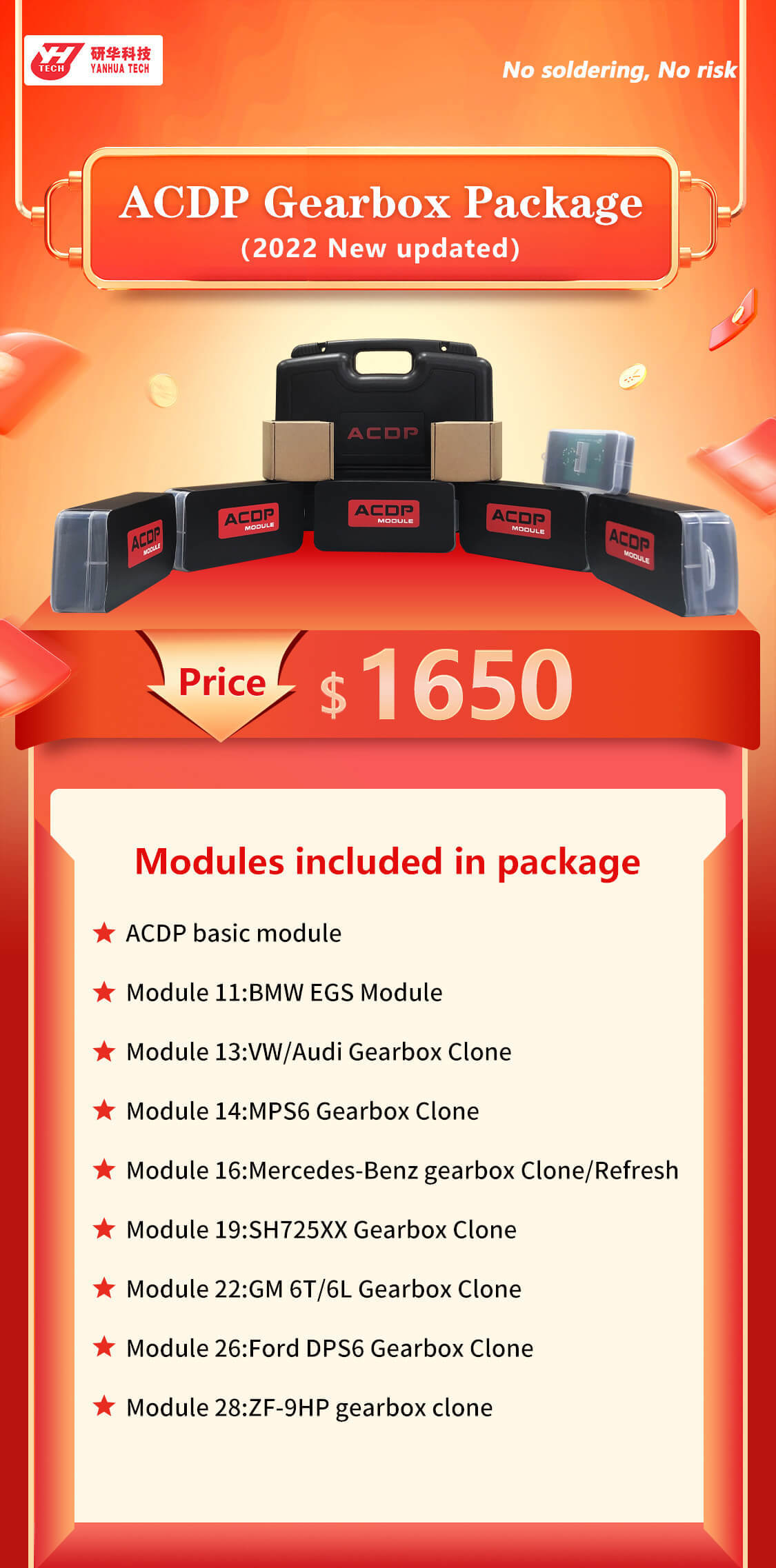 YH ACDP Packages - Basic Module + Modules #XX