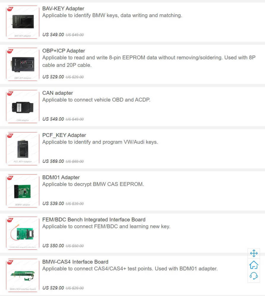YH ACDP Accessories