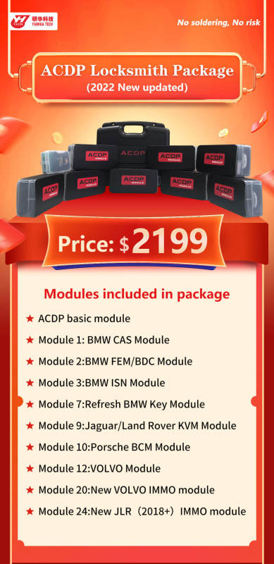 YH ACDP Packages - Basic Module + Modules #XX