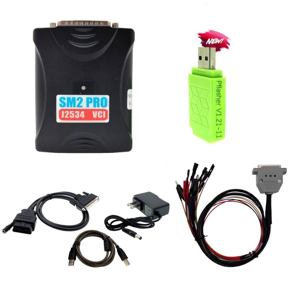 SM2 Pro Professional Multibrand Diagnostic Scanner J2534 Passthrough ECU Flash Programmer Update of PCMFlash ECUBench ECUOBD