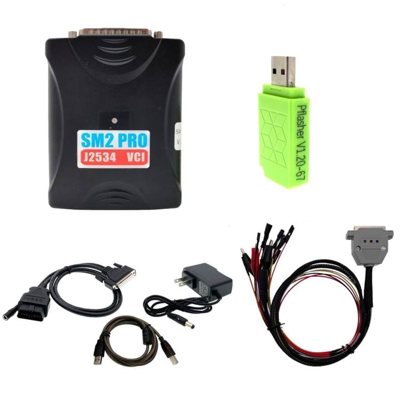 SM2 Pro Professional Multibrand Diagnostic Scanner J2534 Passthrough ECU Flash Programmer Update of PCMFlash ECUBench ECUOBD